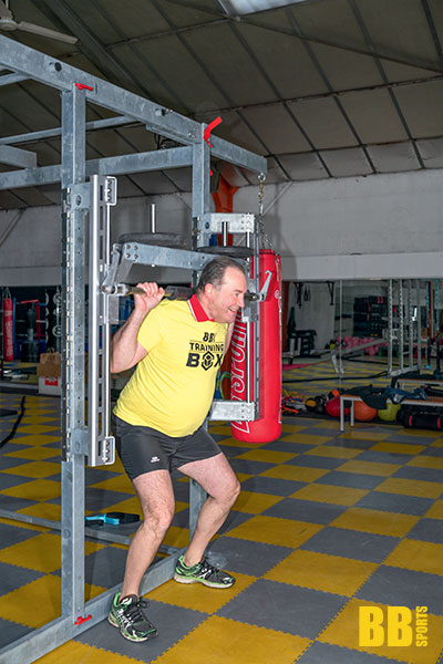 Cross-training exercice squats